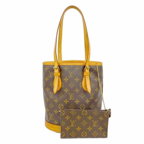 Louis Vuitton Monogram Bucket PM Tote Bag M42238 Brown Women's - Picture 1 of 10